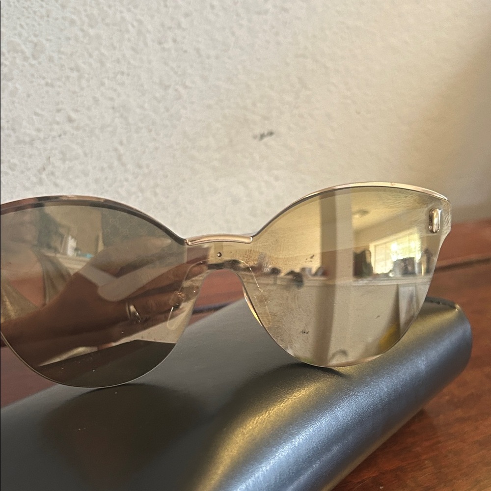 Seafolly Clear Champagne Cat-Eye Sunglasses